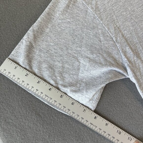 vintage 90s quiksilver Button Up Polo Shirt Mens L Grey Embroidered Japan Logo - Picture 4 of 11